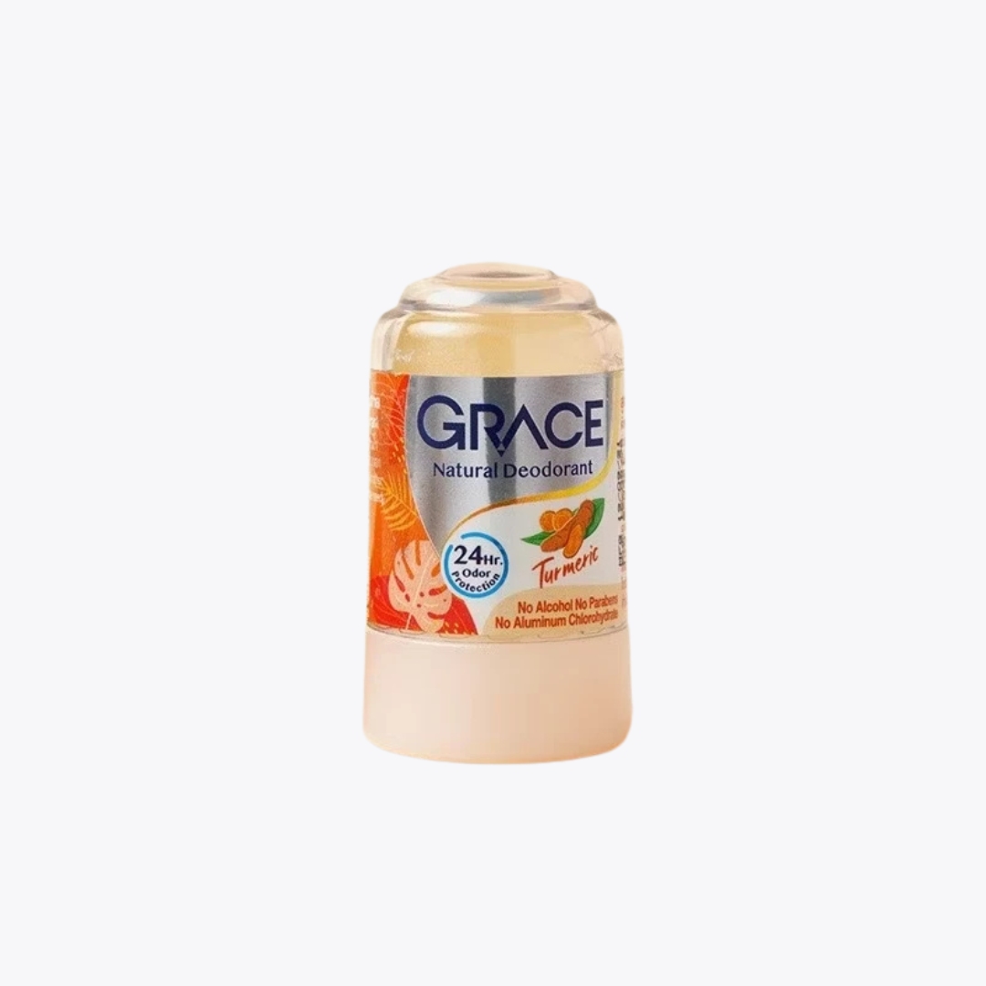 GRACE Nature Alum Deodorant Stick Roll "Turmeric"