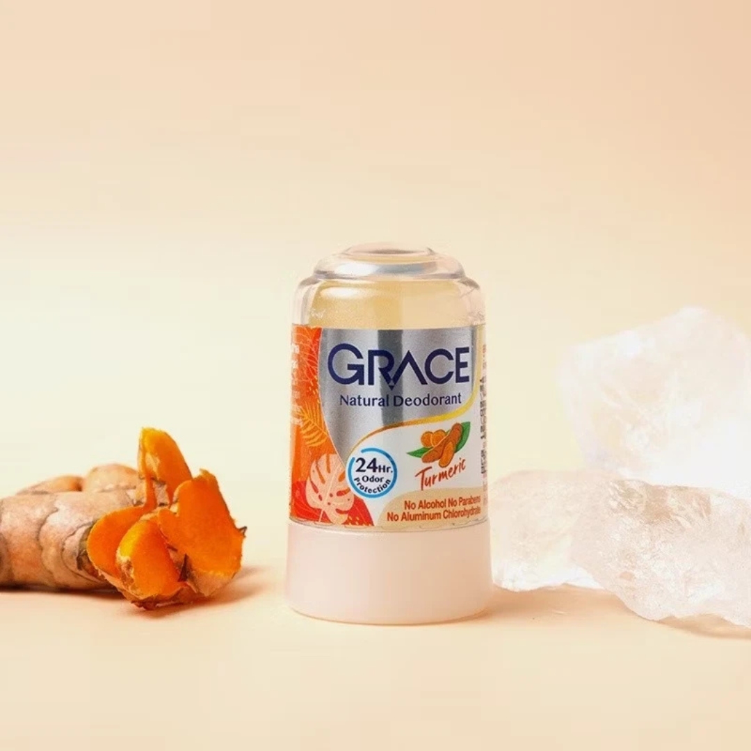 GRACE Nature Alum Deodorant Stick Roll "Turmeric" - الصورة 2