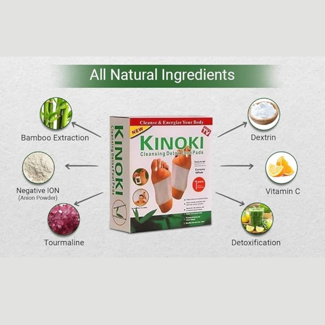 Kinoki Detox Foot Pads (10 Pads) - الصورة 2